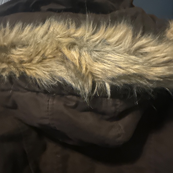 Mid-Waste Vintage Big Chill jacket very warm and stylish with fur tr - Picture 6 of 6